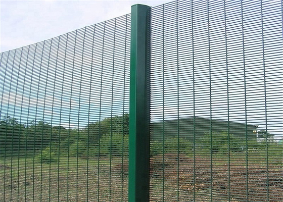 1.5m Size 358 Wire Anti Climb Mesh Fence Powder Coated Security