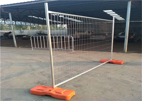 Hot Dip Galvanized 1.8m Temporary Steel Fencing Removable Safety