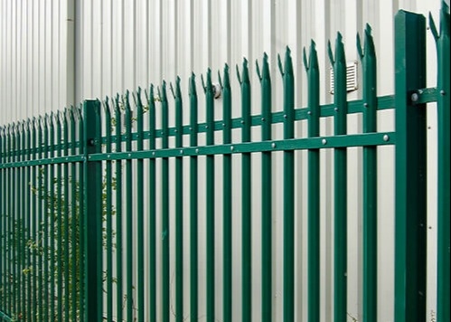 Strong Perimeter Protection Palisade Security Fencing D Section W Section