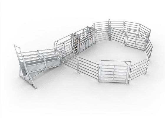 OEM 2100x1800mm Heavy Duty Cattle Panel With 5 Rail
