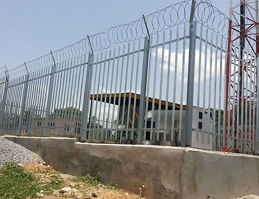 rustproof Steel 3000mm High Tower Fencing With W Section