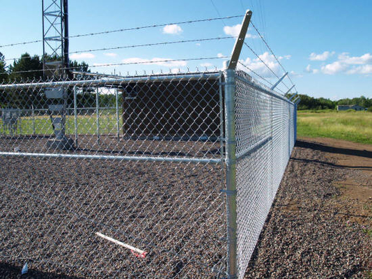 Farm Field Galvanized Wire 2mm Steel Chain Link Fencing