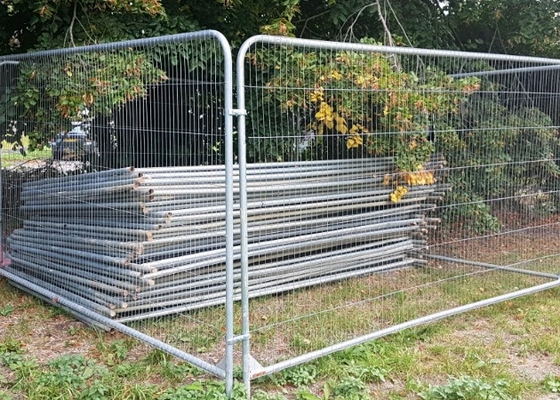 3.5m X 2m Hot Dip Galvanized Temporary Mesh Fencing Panels