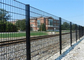 Powder Coated Steel 2.4m Welded Wire Rolled Fencing Privacy Building With Post