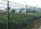 Industry 2m Height Steel Welded Wire Fencing Security Metal With Round Post