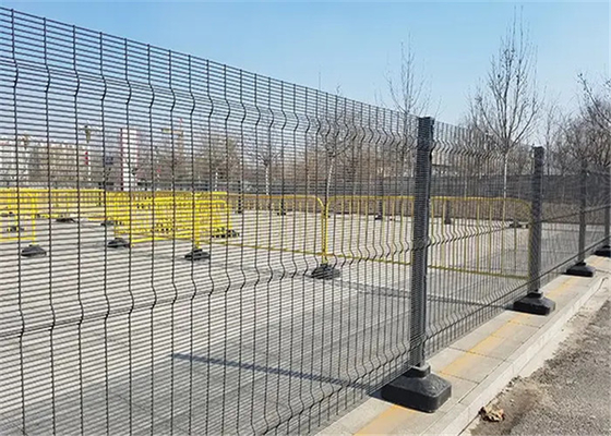 High Security Durable 358 Green Anti Climb Fence Clear Vu Clear View