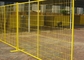 Bright Color Versatile Construction Site Temporary Fence Canada Commercial 6ftx10ft