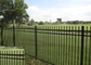 Industrial Security 1.8m High Steel Ornamental Fence Galvanized Powder Coated