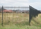 Low Maintenance Pool Steel Wrought Iron Fence With Flattened Spear