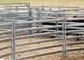 1.8x2.1m 6 Oval Rails Livestock Corral Cattle Yard Hot Dip Galvanized