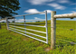 ISO-2001 Anticorrosive Agricultural 12ft Galvanised Field Gate With Hinge