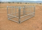 4 Piece Galvanized Steel Large Square Hay Bale Feeder 32mm 40mm