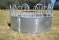 Galvanized Steel 1.8m 1.9m Round Cattle Hay Feeders Metal Horse Feeder antirust