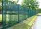 D Pale Or W Pale Green Powder Coating Steel Palisade Fencing 1.8m High