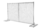 10ga Wire 6x12ft Temporary Security Fencing With Chain Link