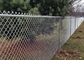 40x40mm Zinc Coated Chain Link Fence , 1.8mm Diameter Diamond Wire Mesh Fencing