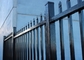 Spear Top Steel Tubular Fencing , 2100mm Height Two Rail Fencing