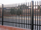 Customized Construction Site Tubular Metal Fencing Galvanized High Security