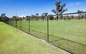 9 10 11 Gauge Pvc Coated 60x60mm Driveway Chain Link Fencing With Post