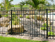 Rustproof 210cm Tall Decorative Metal Fencing Panels With 2mm Thickness Tube