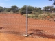 2m Width Security Perimeter Fence , Iron Wire 6ft Tall Fence Panels