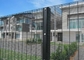 Powder Coated 8ft Width Fence Panels , 4mm Wire No Climb Security Fence