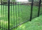 Corrosion Resistant 72'' High Commercial Wrought Iron Fencing With Black Rod