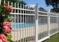 Steel Security 6ftx8ft Residential Ornamental Fence With Polyester Coated