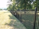 2.1x2.4m Powder Coated Ce Passed Wrought Iron Picket Fence For High Security