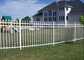 ISO Black H1.8m Decorative Wrought Iron Fence Panels For Commercial