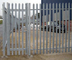 CE Galvanized Metal 2.4 M High Fence Panels Aging Resistant
