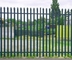 Steel Powder Coated Palisade Fencing , 3mm 7 Ft High Fence Panels