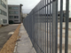W Section Industrial 4ft Height Steel Palisade Fencing Anti Corrosion