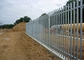 2.75m Width Steel Palisade Fencing , Rot Proof 3ft Metal Fence Panels