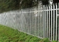 Single Pointed 2.4m Galvanised Steel Palisade Fencing For Security