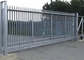 3m Steel Palisade Fencing , 12m Length Palisade Sliding Gate