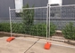 Hot Dip Galvanised 2.1x2.4m Temporary Steel Fencing For Construction Site