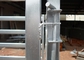Durable High Strength Portable 40x80mm Oval Rail Cattle Yard Gates 2.1m Width