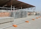 Welded Mesh Construction Site 2.1x1.1m Portable Fence Panels Hot Dipped Galvanized