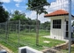 Beautiful Looking Euro Ral6005 Rolled Top Fence For Gated Community Guard House