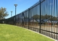 Spear Top Garrison Fencing Panels 1800mm X 2400mm Stain Black Powder