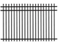 Metal Wrought Iron Garrison Fence Panels Press Top Galvanized 1.8m Height