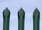 2.75m Long By 2.4m High Steel Palisade Security Fencing Hot Dipped Galvanized Powder Coating