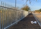 1.8m X 2.75m Galvanised Steel Palisade Fencing Imposing Appearance Round And Notched