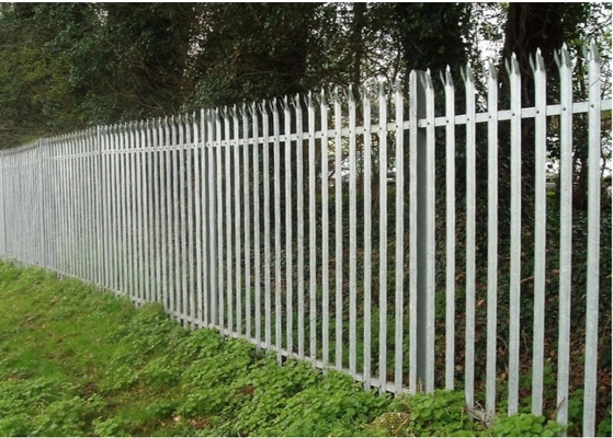 Metal D And W Pale 1.5m Steel Palisade Fencing Industry Security Panels