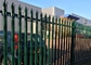 Green Color 2.4m High Steel Palisade Fencing W Section Easily Assembled