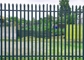 Customized Heavy Duty Palisade Fence Panels Curved Top W Shape