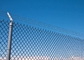 6ft High Steel Chain Link Fencing Hot Dip Galvanized Diamond Fabric