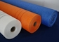 Orange Fiberglass Mesh Fabric Chemical Stability For Wall Reinforcement