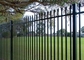 Powder Coated Black Wrought Iron Fencing 5 Feet High Spear